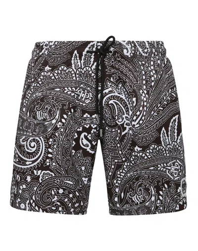Philipp Plein Swimwear Boxer Paisley In Multi