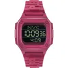 Philipp Plein Multicolor Synthetic Digital Watch In Pink
