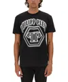 Philipp Plein Logo Print T-shirt In Black