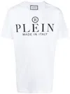 Philipp Plein Iconic Plein Round Neck T-shirt In White