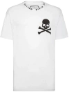 Philipp Plein Skull-print Cotton T-shirt In White