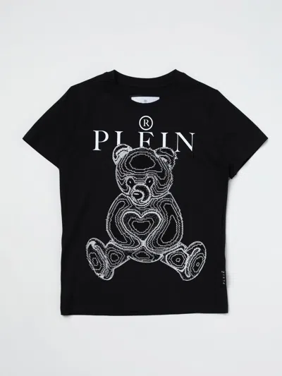 Philipp Plein Kids' Teddy Bear-print Cotton T-shirt In Fa01