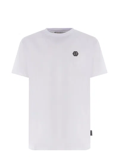 Philipp Plein T-shirt  Made Of Cotton In Bianco