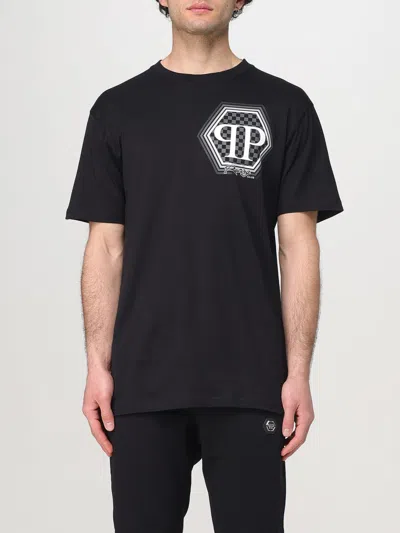 PHILIPP PLEIN T-SHIRT PHILIPP PLEIN MEN COLOR BLACK,G61252002