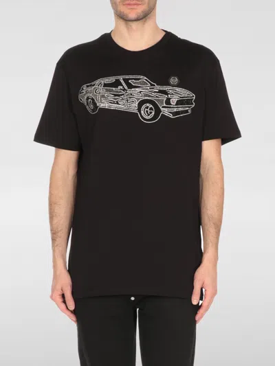 PHILIPP PLEIN T-SHIRT PHILIPP PLEIN MEN COLOR BLACK,G66034002