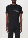 Philipp Plein Crew Neck Cotton T-shirt In Schwarz