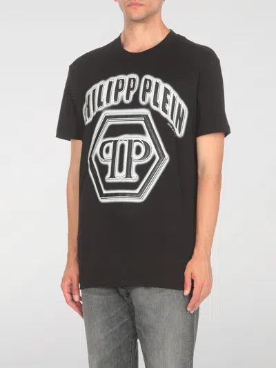 PHILIPP PLEIN T-SHIRT PHILIPP PLEIN MEN COLOR BLACK,F94281002