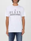 Philipp Plein White Cotton T-shirt With Logo Print In White