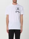 Philipp Plein Crew Neck Graphic Print Short Sleeves In White
