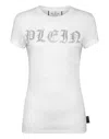 Philipp Plein Sexy Pure Crystal Embellished T-shirt In White