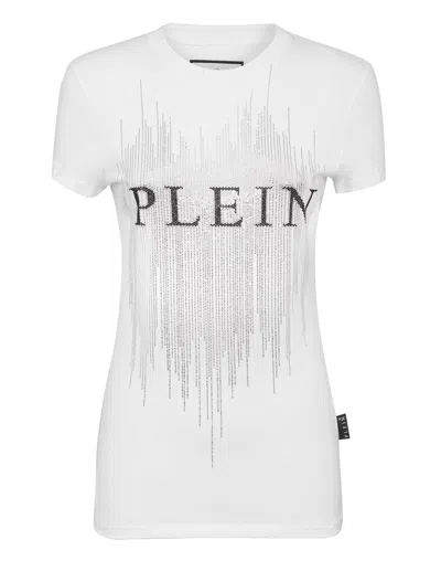 Philipp Plein T-shirt Round Neck Sexy Pure Fit In White