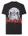 Philipp Plein Skull-print Short-sleeve T-shirt In Black