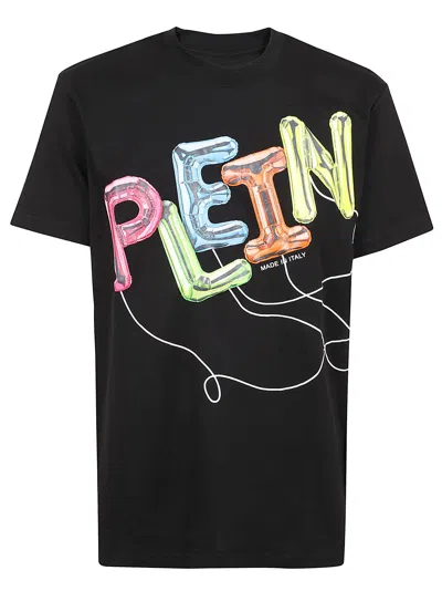 Philipp Plein T-shirt Round Neck Ss In Black