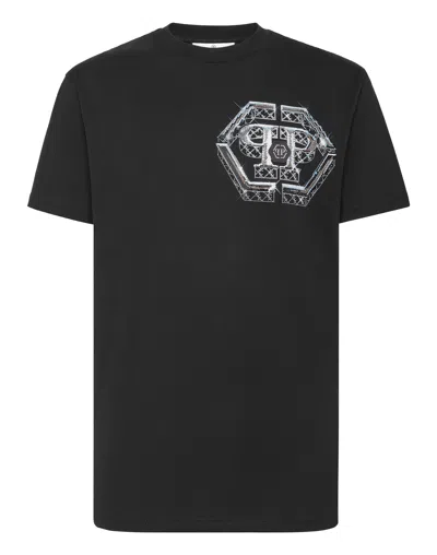 PHILIPP PLEIN T-SHIRT ROUND NECK SS