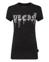 Philipp Plein T-shirt Round Neck Ss Gothic Plein In Black