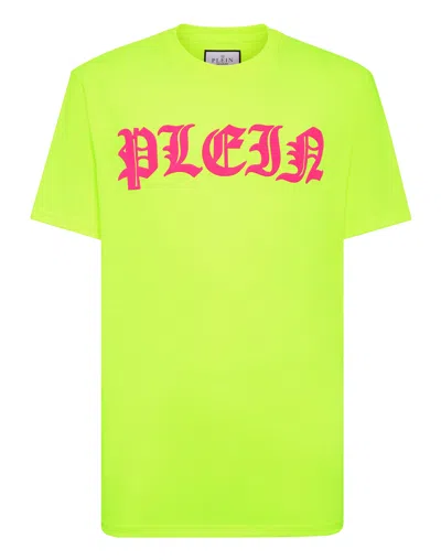 Philipp Plein Gothic Plein Cotton T-shirt In Multi