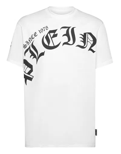 Philipp Plein Logo-print Cotton T-shirt In White