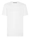 Philipp Plein T-shirt Round Neck Ss Gothic Plein In White