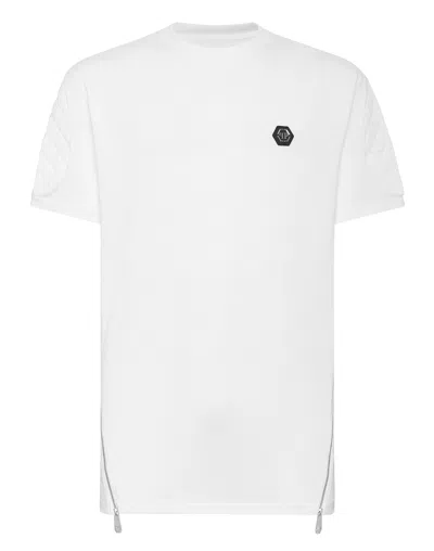 PHILIPP PLEIN T-SHIRT ROUND NECK SS HEXAGON