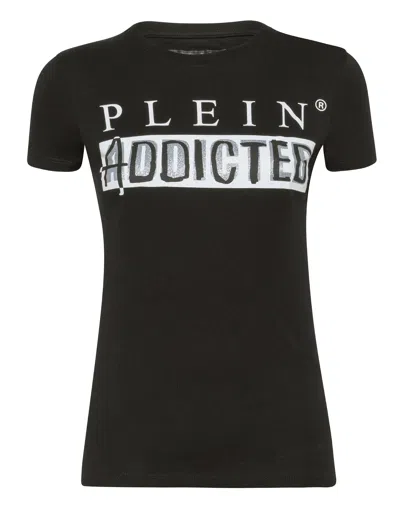 Philipp Plein T-shirt Round Neck Ss Original In Black