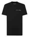 Philipp Plein Flocked Logo-print T-shirt In Black