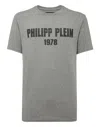 Philipp Plein T-shirt Round Neck Ss Pp1978 In Grey