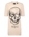Philipp Plein Skull-print T-shirt In Beige