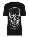 Philipp Plein Skull-print Cotton T-shirt In Black