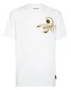 Philipp Plein Ss Scorpion Round-neck T-shirt In White