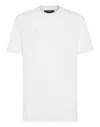 Philipp Plein T-shirt Round Neck Ss Gothic Plein In White