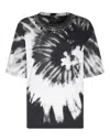 Philipp Plein T-shirt Round Neck Ss Tie Dye In Multi