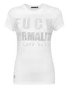 Philipp Plein T-shirt Round Neck Ss In White