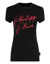 Philipp Plein Crystal-embellished Cotton T-shirt In Black