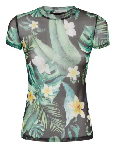 Philipp Plein T-shirt Sexy Pure Hawaii In Green