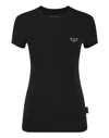 Philipp Plein T-shirt Sexy Pure Round Neck Ss Iconic Plein In Black