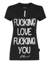 PHILIPP PLEIN T-SHIRT SEXY PURE WITH CRYSTALS