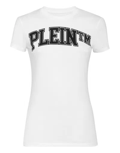 Philipp Plein T-shirt Sexy Pure With Crystals In White