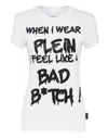 Philipp Plein Sexy Pure Rhinestone-embellished T-shirt In White
