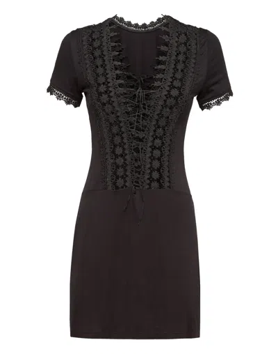 Philipp Plein T-shirt Short Dresses "dirty" In Black