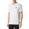 Philipp Plein Gothic Plein T-shirt Mit V-ausschnitt In White