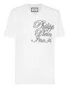 Philipp Plein Logo-print Cotton T-shirt In White