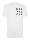 Philipp Plein T-shirt Round Neck Ss Gothic Plein In White