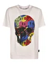 Philipp Plein Round Neck T-shirt In White