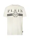 Philipp Plein 'stripes' T Shirt In Neutral