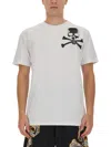 Philipp Plein Skull&bones White Cotton T-shirt In White