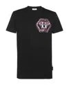 Philipp Plein T-shirt With Round Neck And Short Sleeves In Black