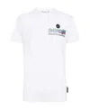 Philipp Plein T-shirt With Round Neck And Short Sleeves In White
