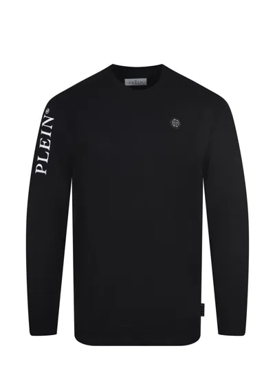 Philipp Plein Sweater Made Of Cotton. In Black
