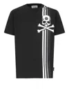 Philipp Plein Black Ss Hexagon T-shirt In Black
