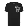 Philipp Plein Crew Neck T-shirt With Print In Black